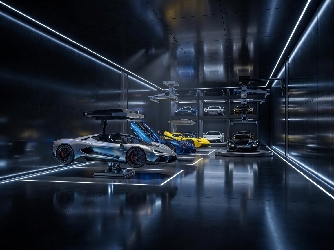 Luxury Supercar Vault and Automated Underground Garage